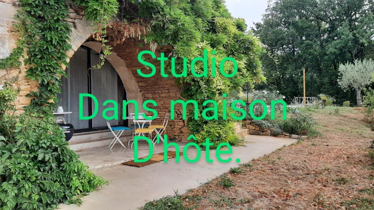 Charmant Studio Dans Maison D'Hote Dans Un Ecrin De Verdure Saint-Martin-le-Redon Ngoại thất bức ảnh
